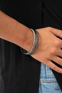 Heap It On - Black Bracelet