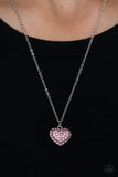 Heart-Warming Glow - Pink Necklace