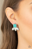 Hill Country Blossoms - Blue Earring