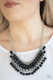 Jubilant Jingle - Black Necklace