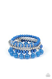 Layered Luster - Blue Bracelet