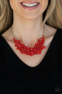 Let The Festivities Begin - Red Necklace