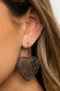 Let Your Heart Grow - Copper Earring