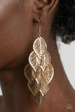 Limitlessly Leafy - Gold Earring