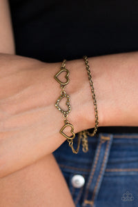 Love Is Everywhere- Brass Bracelet