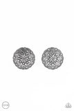 Mandala Harvest - Silver Clip On Earring