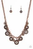 Meadow Masquerade - Copper Necklace