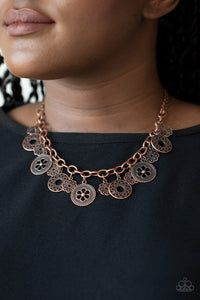 Meadow Masquerade - Copper Necklace