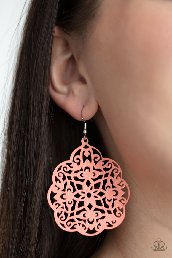 Mediterranean Eden - Orange Earring