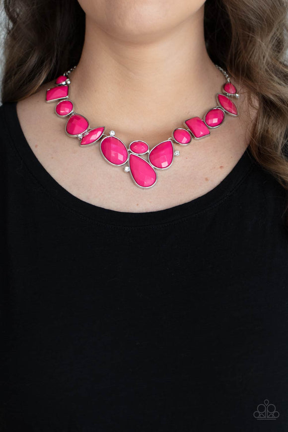 Mystical Mirage - Pink Necklace