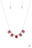 Next Level Luster - Red  Necklace