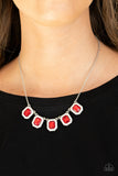 Next Level Luster - Red  Necklace