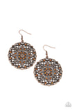 Oh MANDALA! - Copper Earring