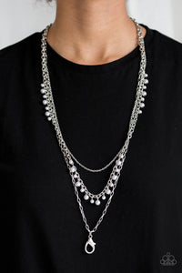 Pearl Pageant - Silver Lanyard