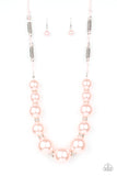 Pearly Prosperity - Pink Necklace