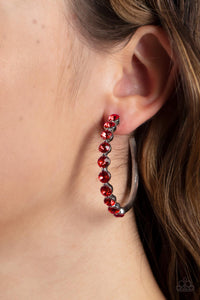 Photo Finish - Red Earring