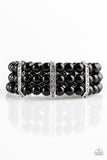 Put On Your GLAM Face- Black Bracelet