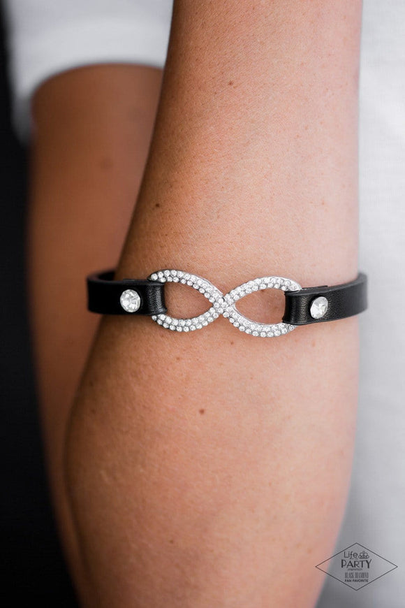 Innocent Until Proven GLITZY- Black Bracelet