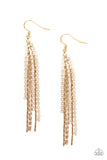 Red Carpet Bombshell - Gold Earring