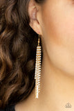 Red Carpet Bombshell - Gold Earring