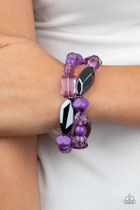 Rockin Rock Candy - Purple Bracelet