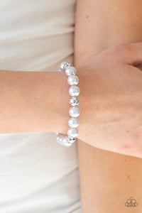 Rosy Radiance- Silver Bracelet