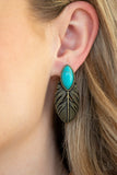 Rural Roadrunner - Brass Earring