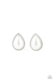 SHEER Enough- White Earring