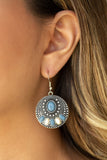 Sandstone Paradise - Blue Earring