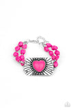 Sandstone Sweetheart - Pink Bracelet