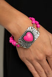 Sandstone Sweetheart - Pink Bracelet