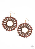 Solar Flare - Brown Earring