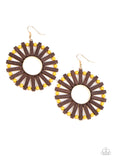 Solar Flare - Yellow Earring