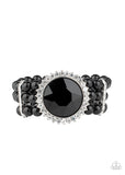 Speechless Sparkle - Black Bracelet