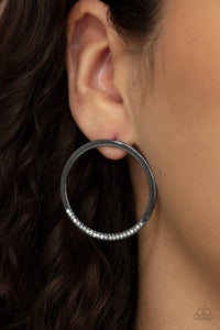 Spot On Opulence - Black Earring