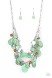 Spring Goddess - Green Necklace