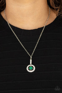 Springtime Twinkle - Green Necklace