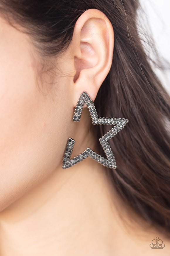 Star Player - Silver Earring