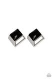 Stellar Square - Black Earring