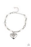 Sweetheart Secrets - White Bracelet