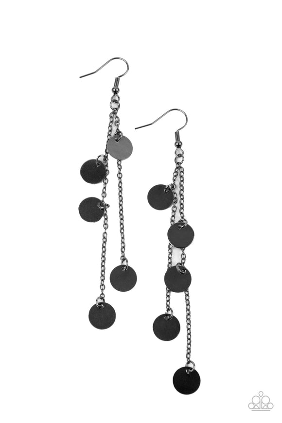 Take A Good Look - Black Earring