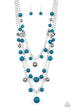 The Partygoer- Blue Necklace