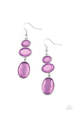 Tiers Of Tranquility - Purple Earring