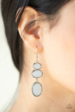 Tiers Of Tranquility - White Earring