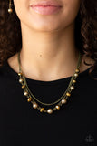 Tour De Demure- Brass Necklace