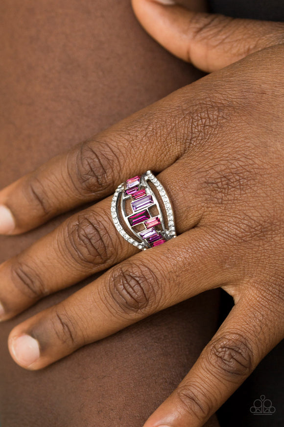 Treasure Chest Charm- Purple Ring