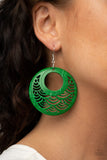 Tropical Canopy - Green Earring