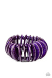 Tropical Tiki Bar- Purple Bracelet