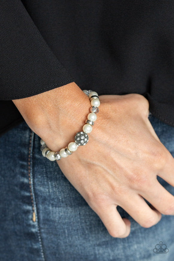 Twinkling Timelessness- White Bracelet