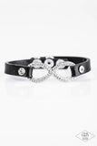 Innocent Until Proven GLITZY- Black Bracelet